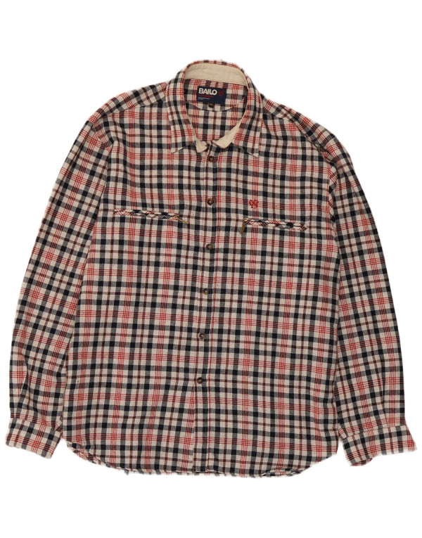 Bailo herre flannelskjorte 2XL flerfarvet ternet