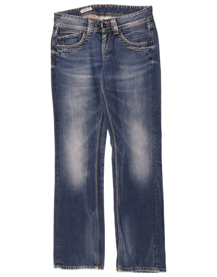 PEPE Jeans Dame Bootcut Jeans W27 L32 Blå Bomuld