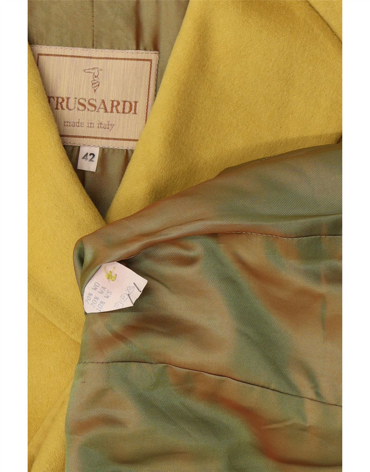 Trussardi Dame 3/4-ærmet blazerjakke IT 42 Medium Gul
