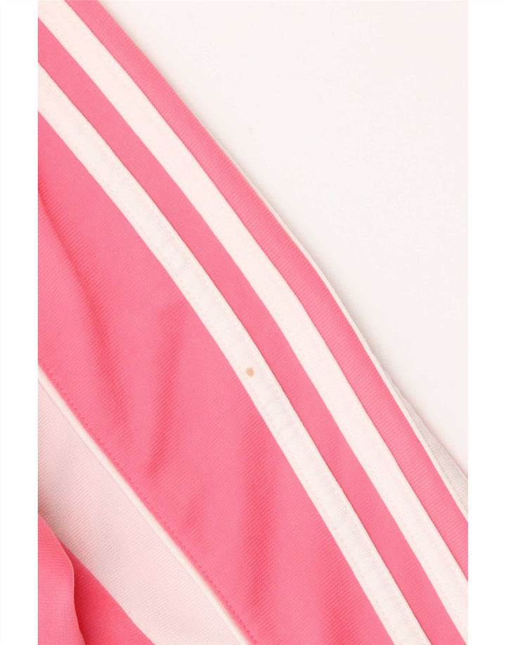 Adidas træningsdragt topjakke til kvinder UK 10 Small Pink Polyester