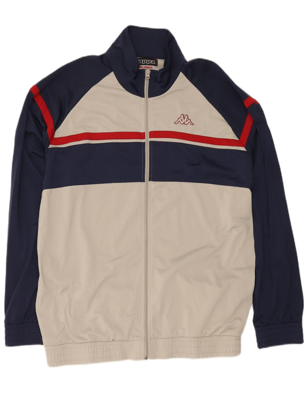 Kappa Herre Regular Fit træningsdragt Topjakke 3XL Grå Colourblock Sports