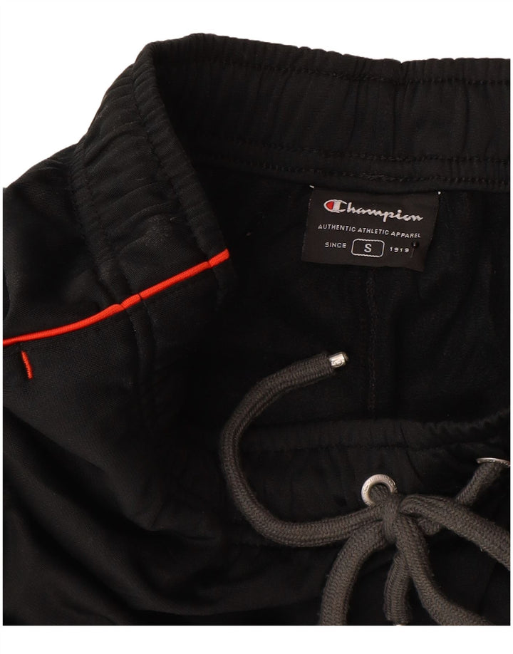 CHAMPION Womens Tracksuit Trousers Joggers UK 10 Small Black Polyester