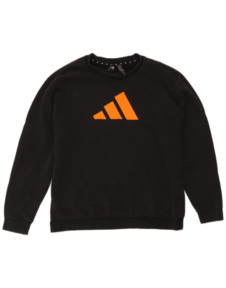 Adidas Graphic Sweatshirt Jumper XL Sort bomuld