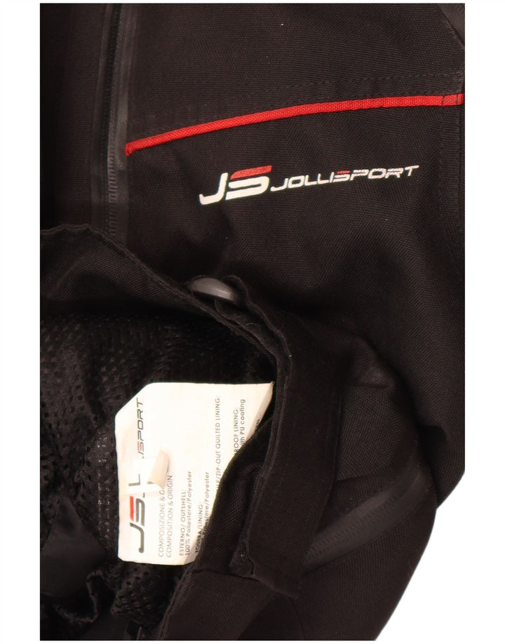 Jollisport Dame Motorcykel Racer Jakke UK 16 Stor Sort Polyester