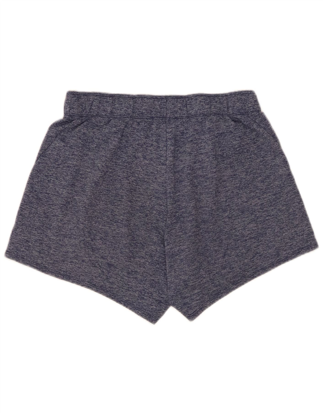 Nike Dame Dri Fit Sports Shorts UK 10 Small Blue Flecked Polyester