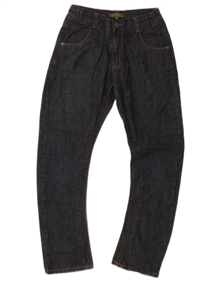 TED BAKER Drenge Banana Straight Jeans 10-11 år W26 L24 Marineblå Bomuld