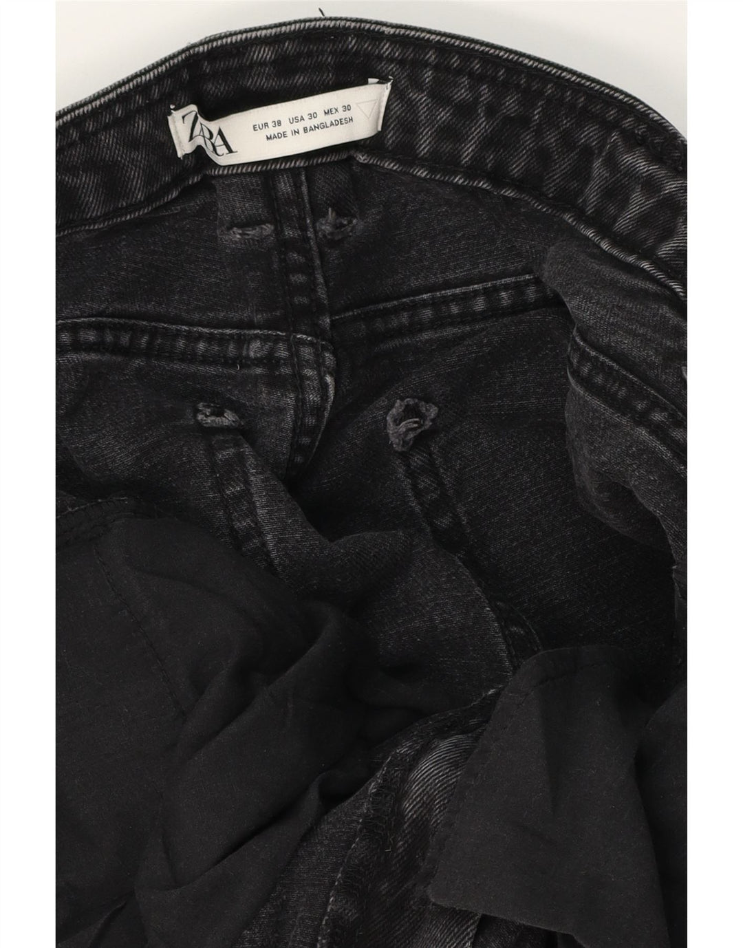 Zara Herre Denim Shorts EU 38 Small W30 Sort