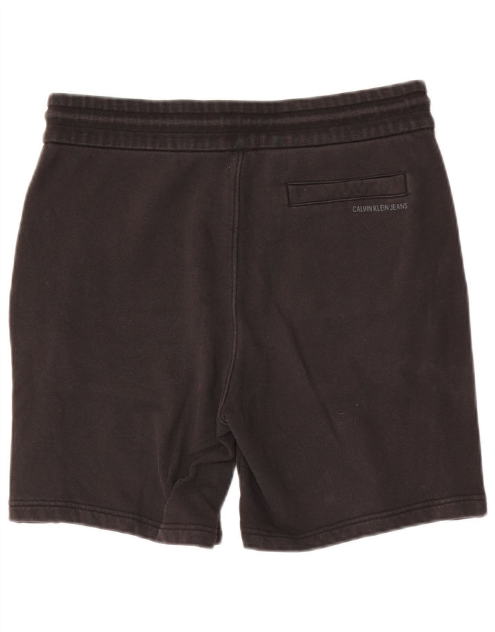 Calvin Klein Herre grafiske sportsshorts Medium sort bomuld