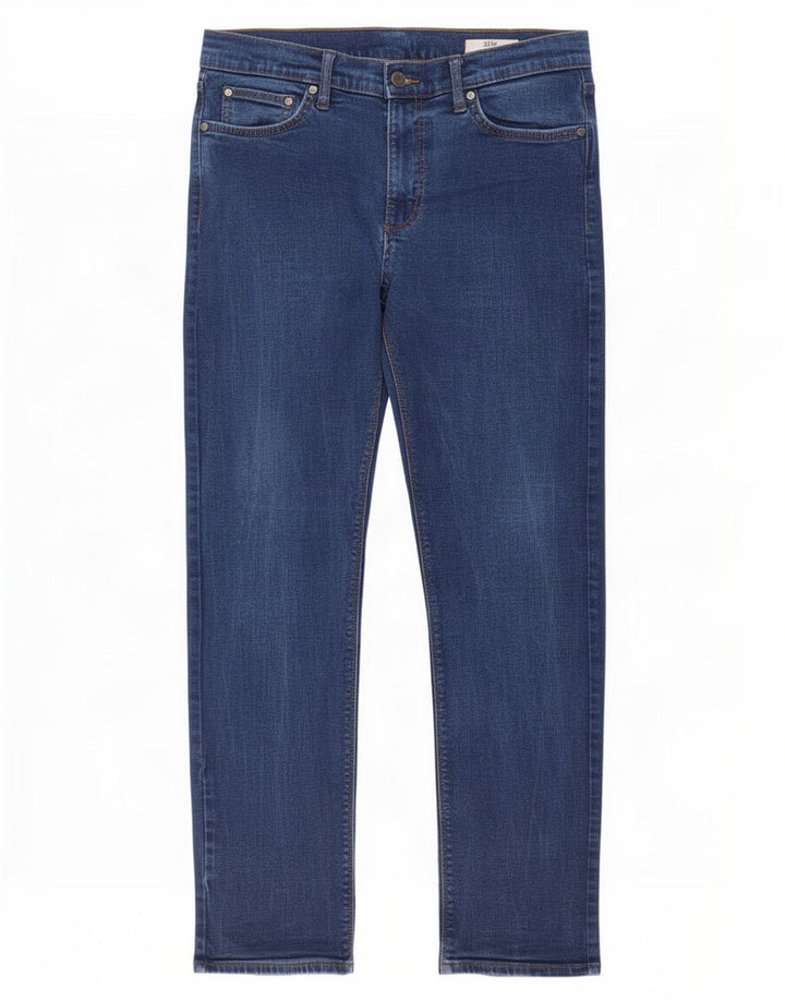 Marks & Spencer Herre Slim Jeans W36 L31 Blå Bomuld