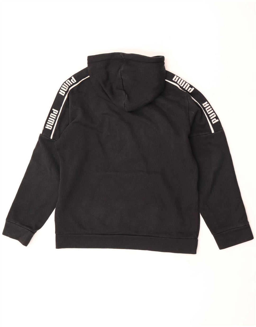 Puma Grafisk hættetrøje til mænd mellem sort bomuld