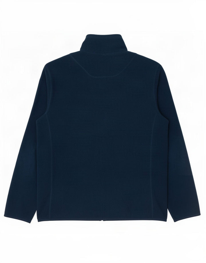 Marks & Spencer Fleecejakke til mænd UK 40 Large Navy Blue Polyester