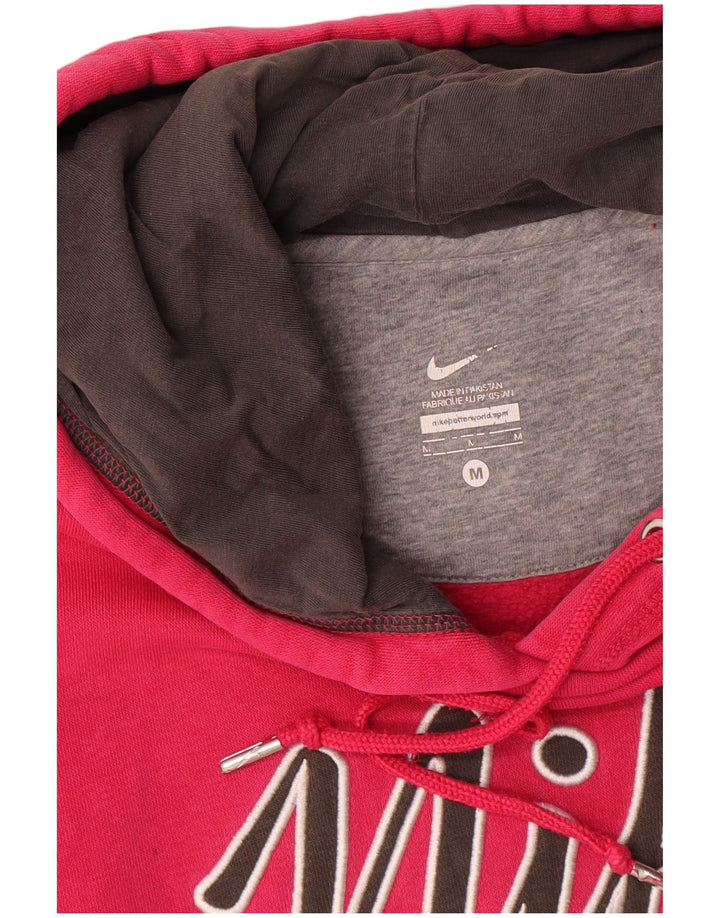 Nike Herre grafisk hættetrøje Jumper Medium Rød Bomuld