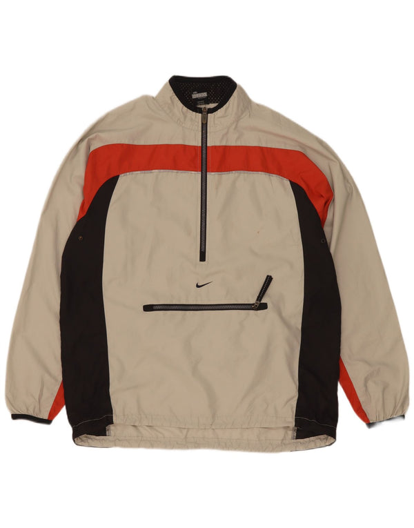 Nike dametrøje træningsdragt Top US 12/14 Large Beige Colourblock