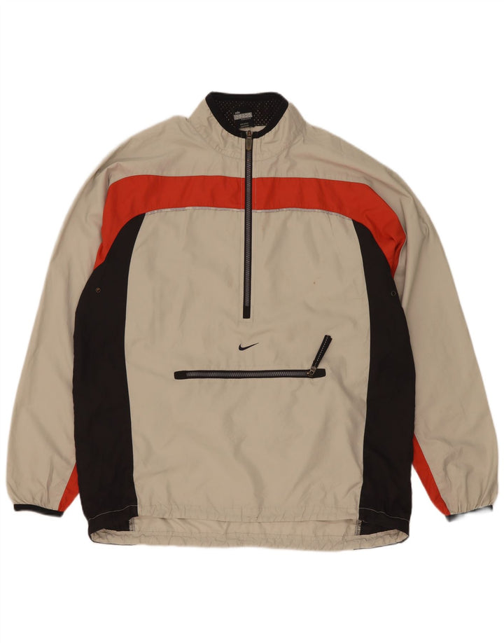 Nike dametrøje træningsdragt Top US 12/14 Large Beige Colourblock