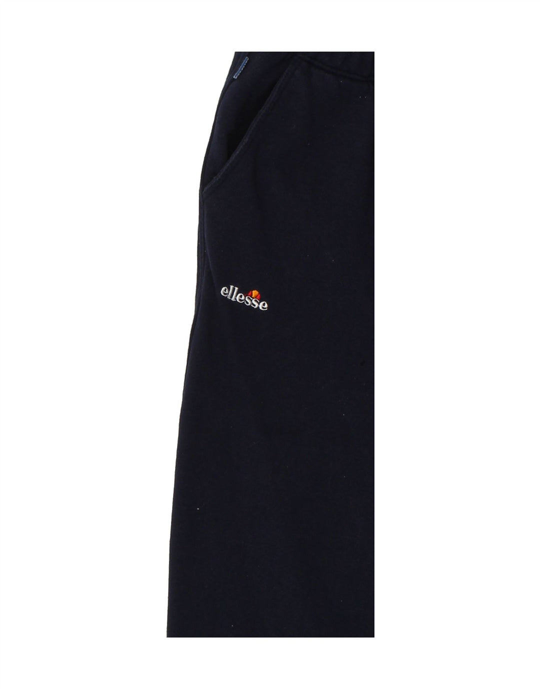ELLESSE Mens Tracksuit Trousers Medium Navy Blue Cotton Vintage Ellesse and Second-Hand Ellesse from Messina Hembry 