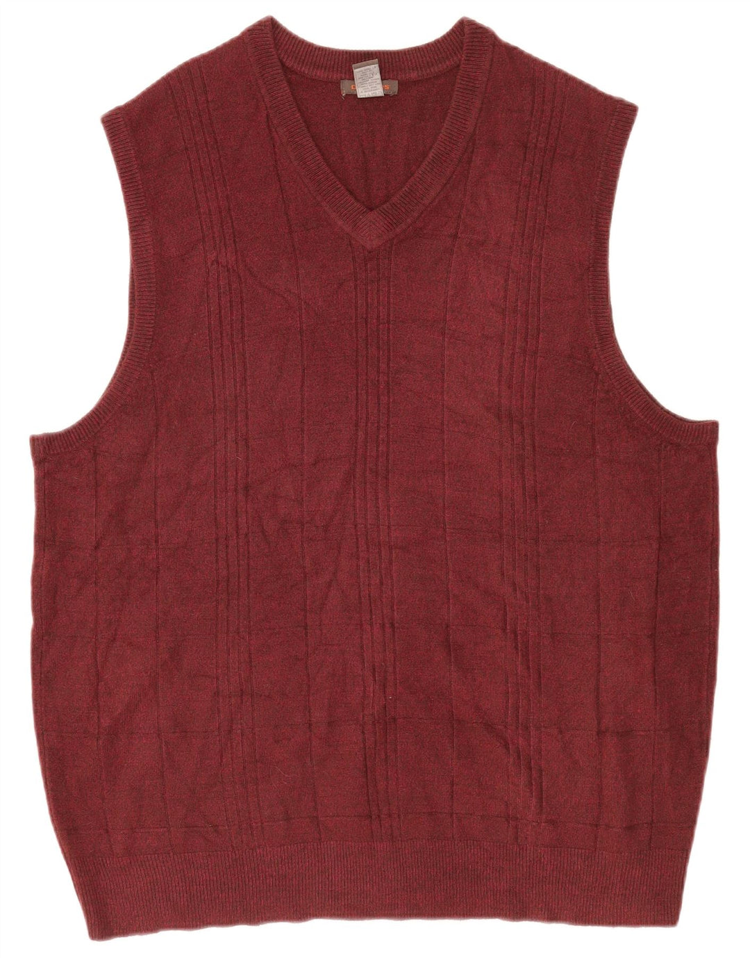 DOCKERS Herrevest Tank Top 2XL Burgundy ternet akryl