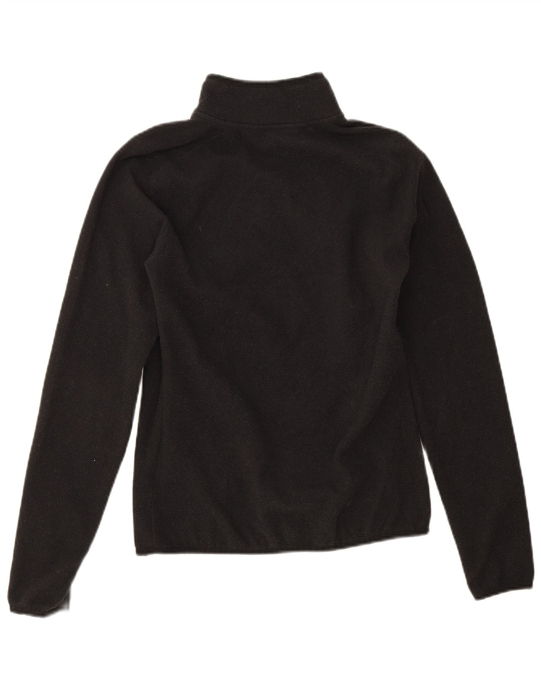 The North Face Dame Oversized Zip Neck Fleece Jumper UK 10 Small Black