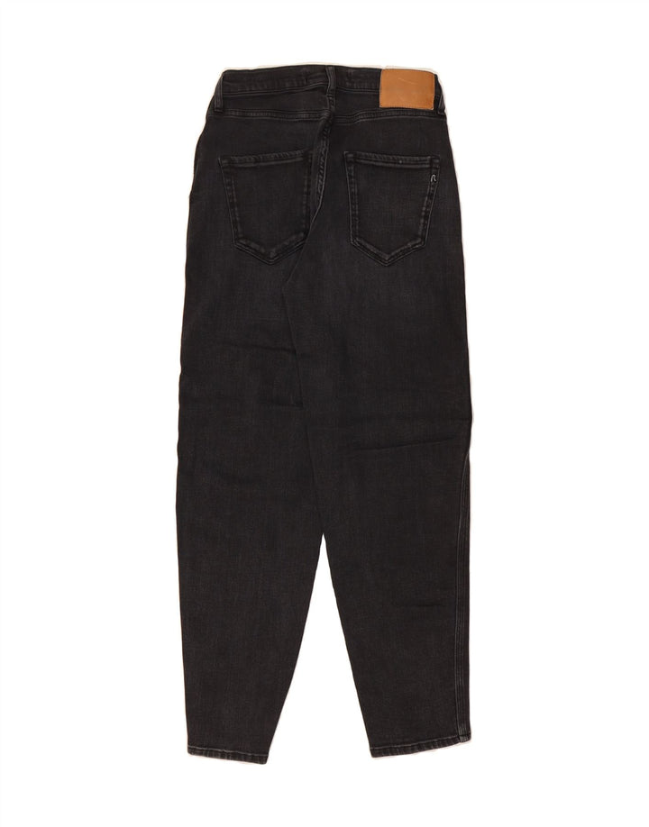 REPLAY Womens Tapered Jeans W26 L27 Black Cotton Vintage Replay and Second-Hand Replay from Messina Hembry 
