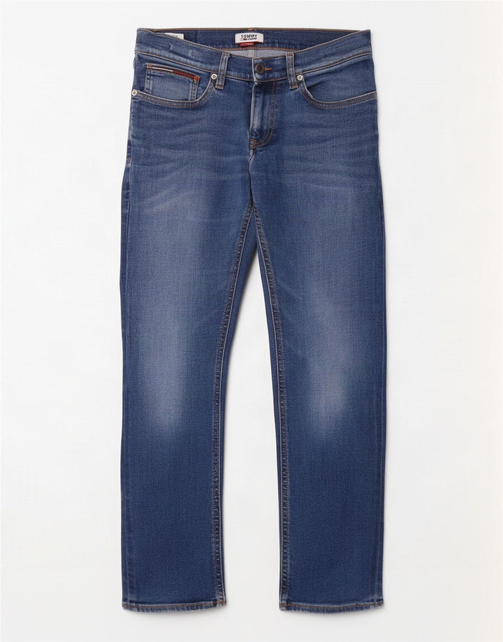 Tommy Hilfiger Herre Slim Jeans W31 L30 Blå