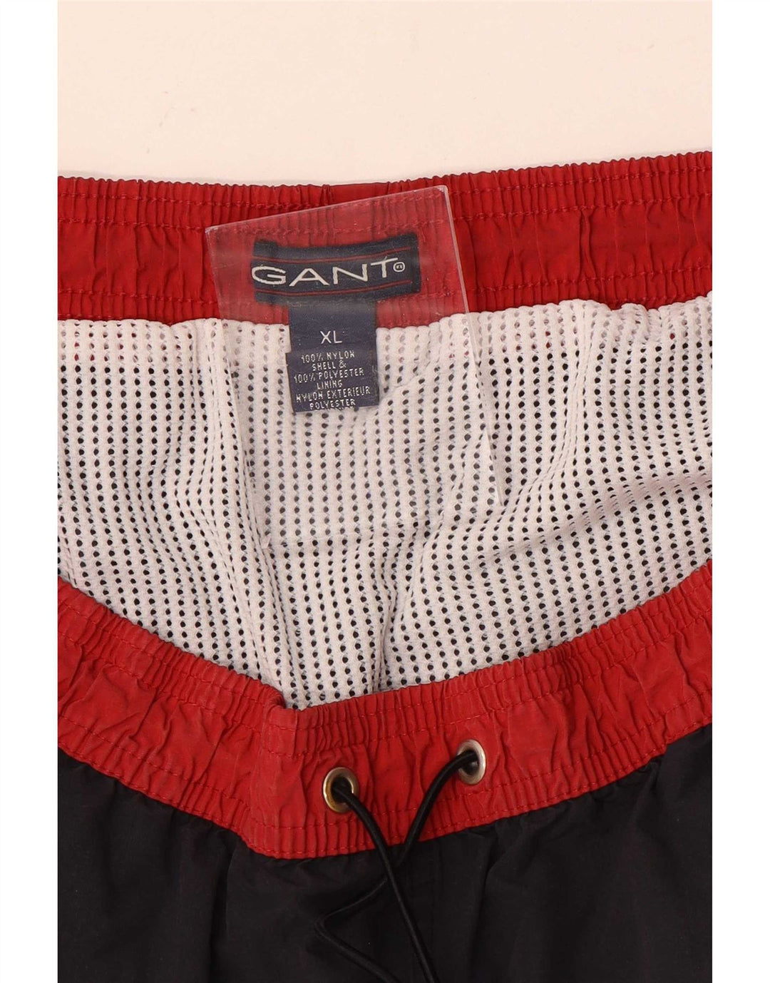Gant Badeshorts til mænd XL Sort Colourblock Nylon