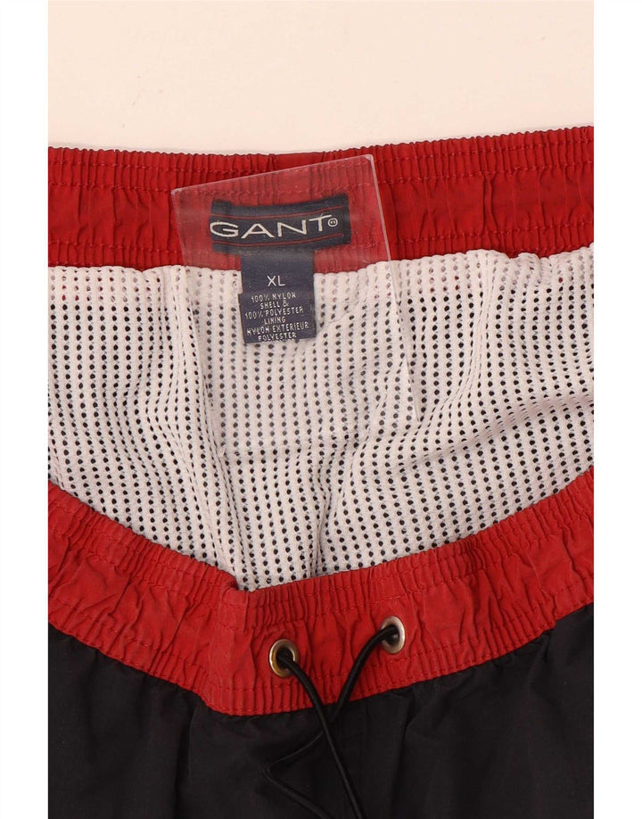 Gant Badeshorts til mænd XL Sort Colourblock Nylon