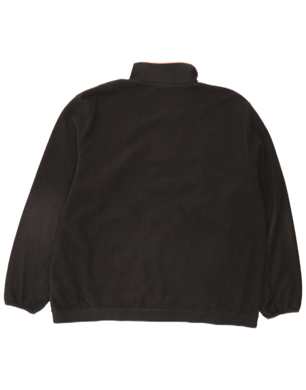 Adidas Fleecejakke til mænd UK 42 XL Sort Polyester
