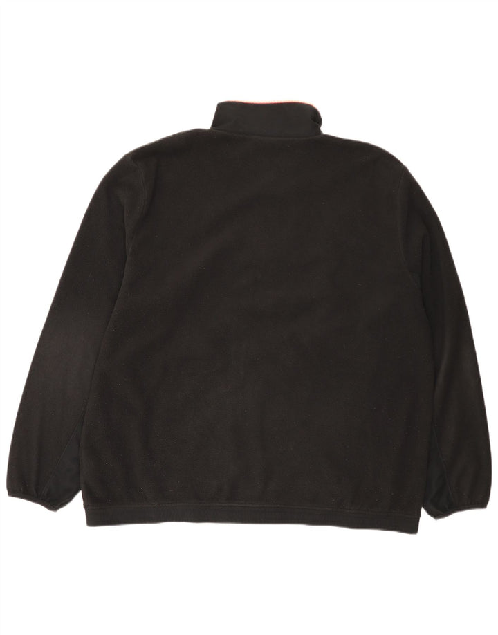 Adidas Fleecejakke til mænd UK 42 XL Sort Polyester