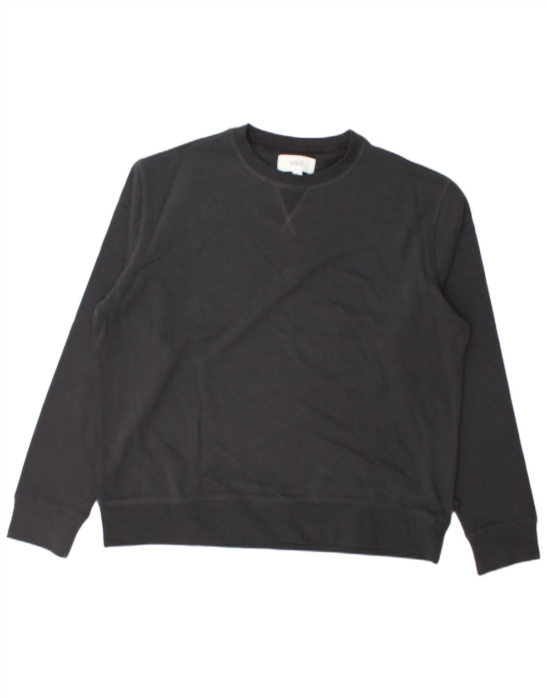 MARKS & SPENCER Sweatshirt til mænd XL Sort bomuld