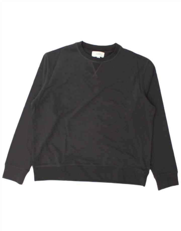 MARKS & SPENCER Sweatshirt til mænd XL Sort bomuld