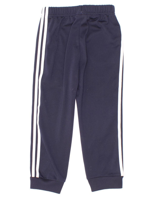 Adidas Drenge Træningsdragt Bukser Joggers 2-3 År Marineblå Polyester