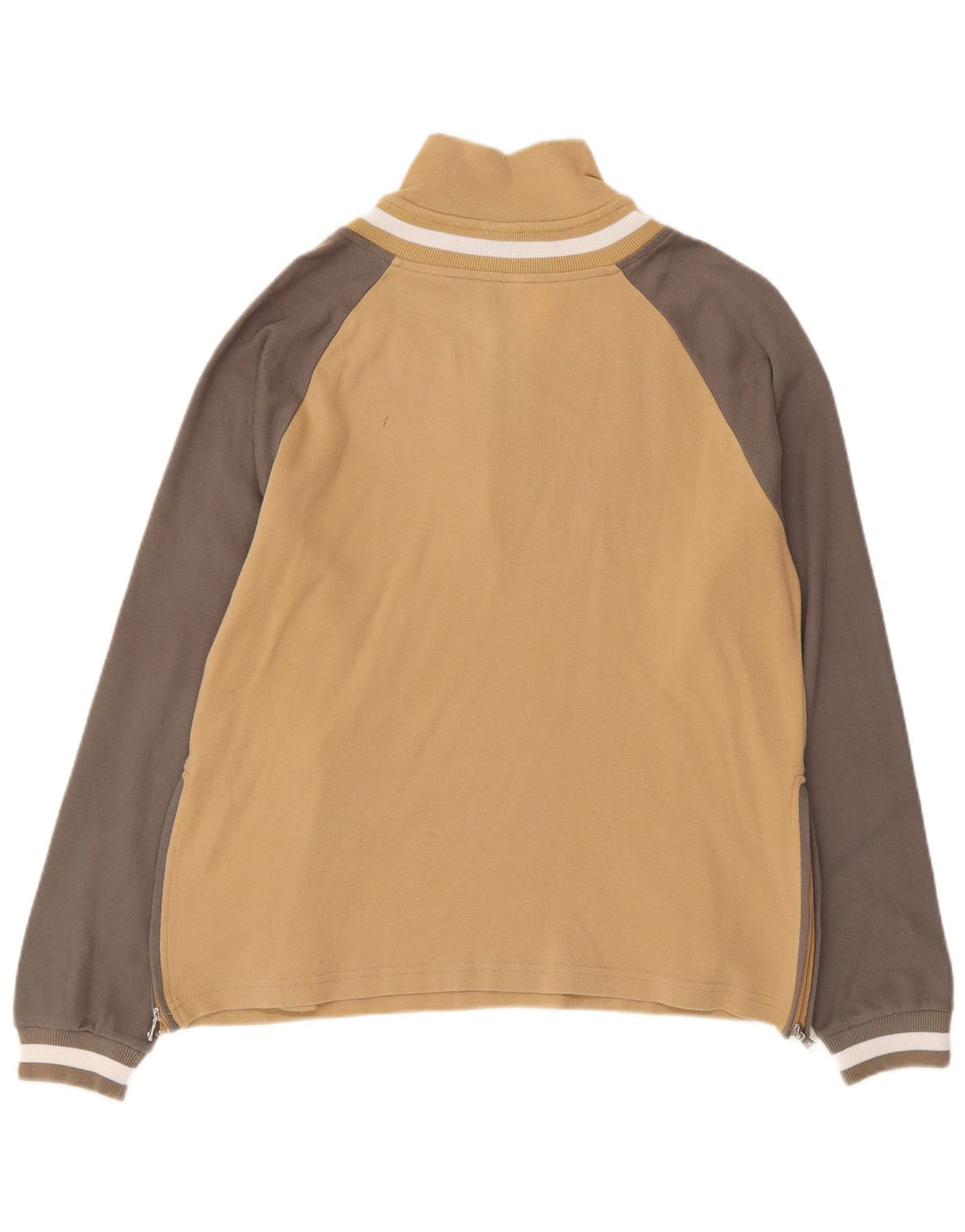 Champion Dame Sweatshirt med lynlås i DK 14 Medium Beige Colourblock