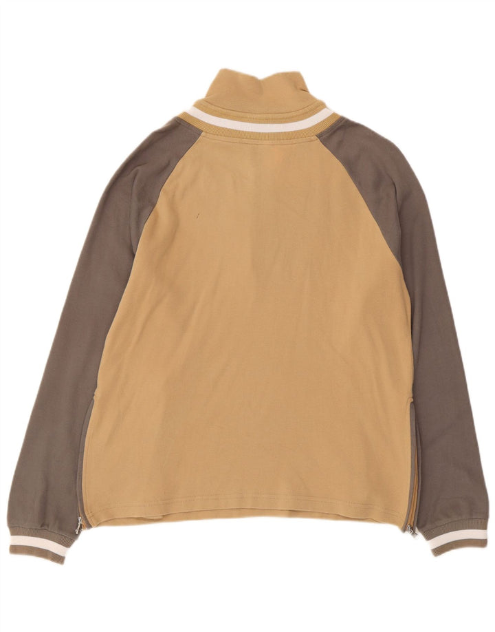 Champion Dame Sweatshirt med lynlås i DK 14 Medium Beige Colourblock