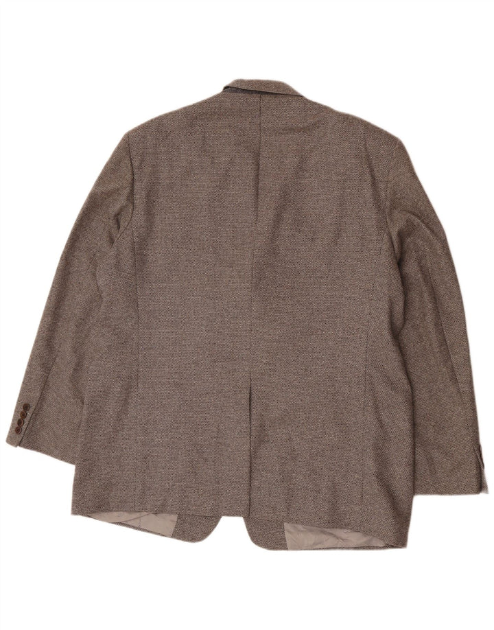Marks & Spencer Herre 3-knaps blazerjakke UK 46 XL Grå uld