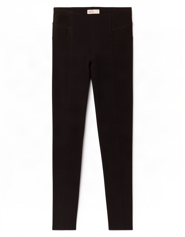 Hollister Womens Leggings UK 10 Small Black Bomuld