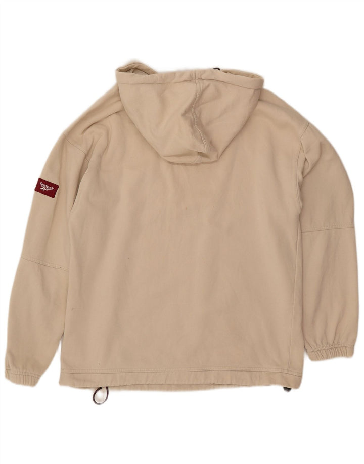 REEBOK Herre Loose Fit Hoodie Jumper XS Off White