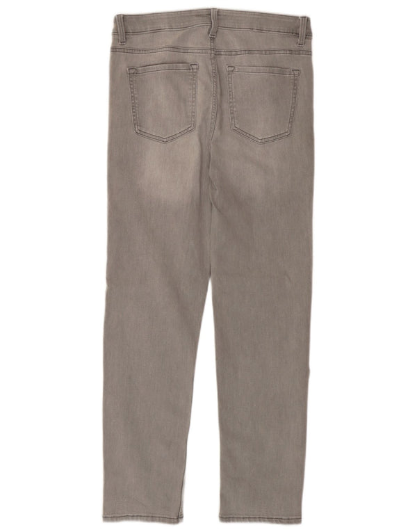Marks & Spencer Dame The Sienna Straight Jeans UK 12 Medium W30 L29 Grå
