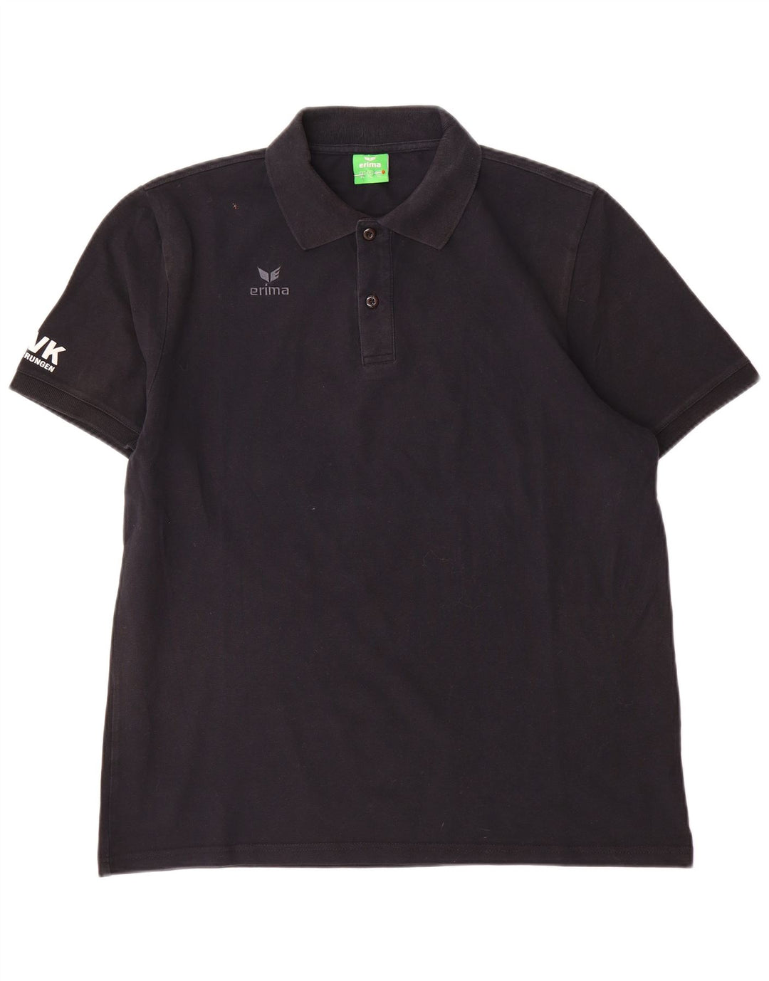 Erima Herre grafisk poloshirt XL sort bomuld