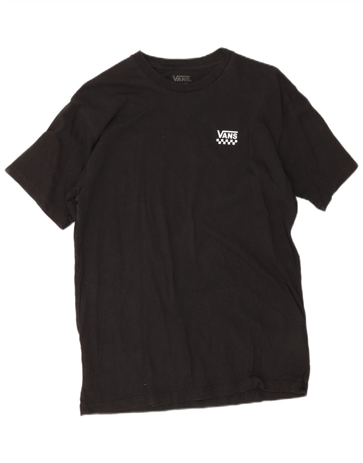 Vans Herre Classic Fit T-Shirt Top Medium Sort Bomuld