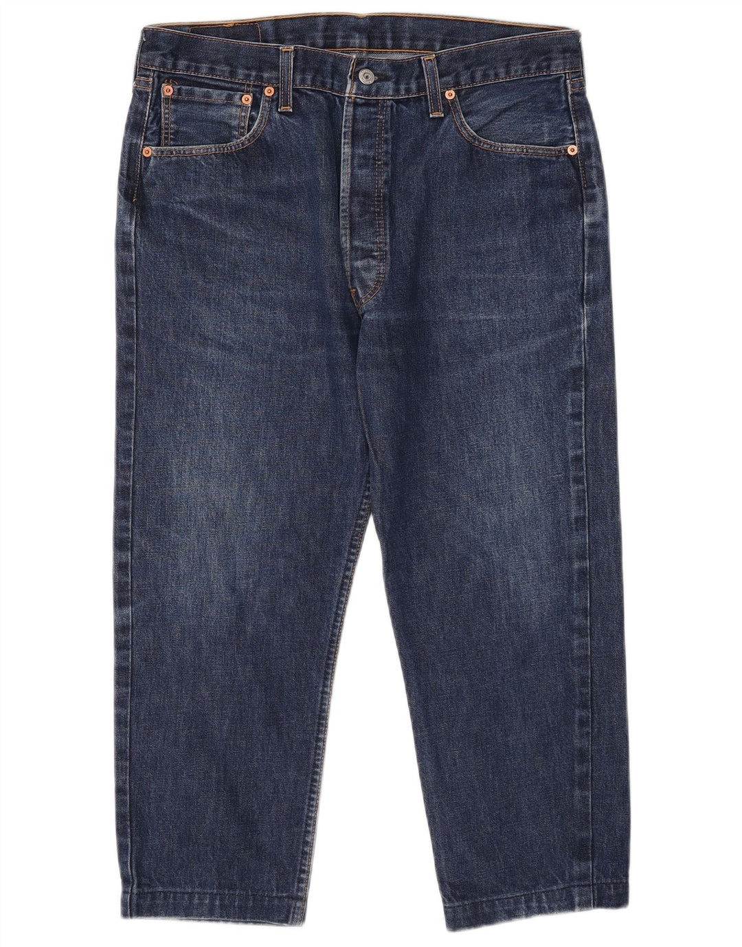 Levi's Herre 501 Capri Jeans W36 L22 Blå Bomuld