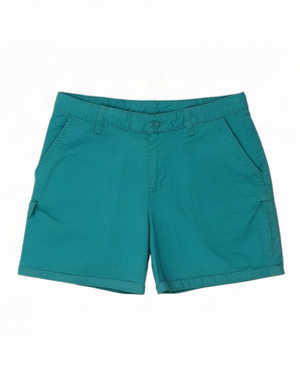 Mountain Warehouse Dame Chino Shorts UK 12 Medium W30 Blå Bomuld