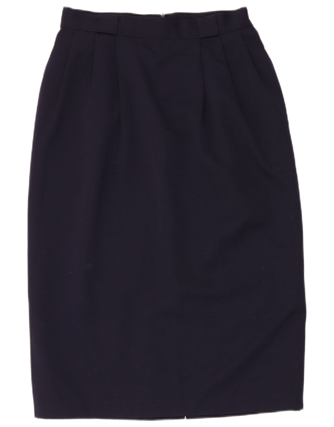 Marks & Spencer Kvinder High Waist Pencil Skirt IT 44 Medium W28 Navy Blue