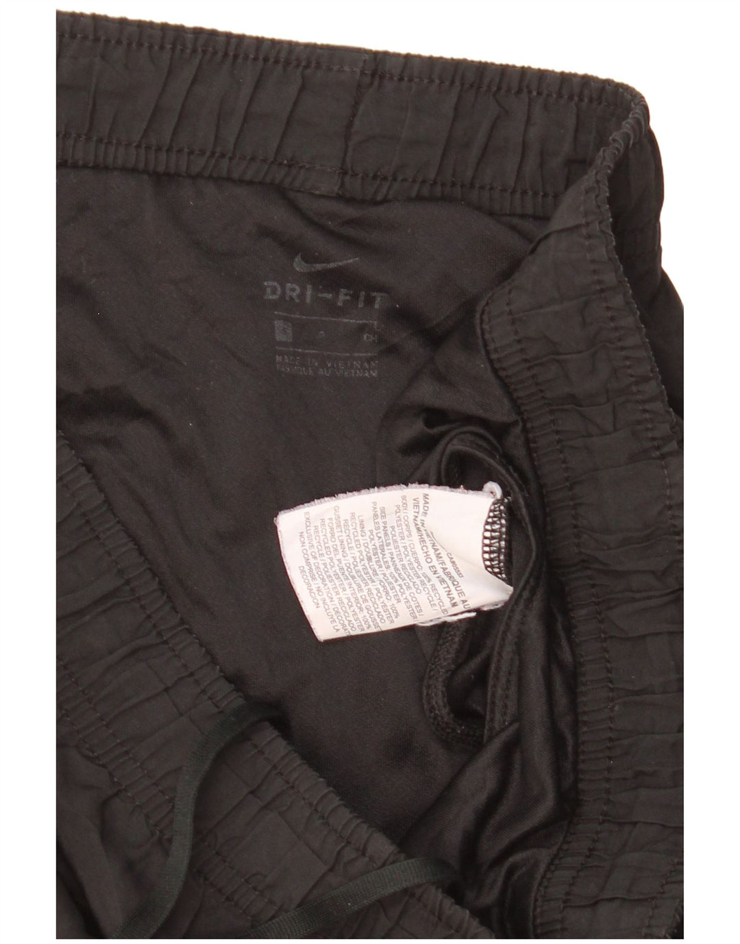 Nike Dame Dri Fit Sport Shorts UK 10 Small Black Polyester