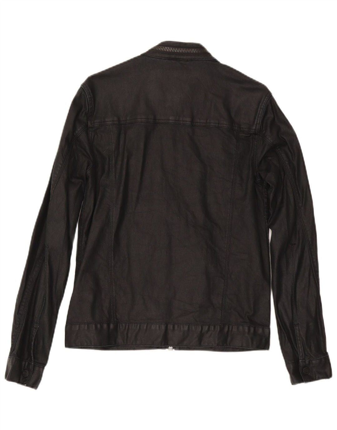 Superdry Denimjakke til mænd UK 36 Lille sort bomuld