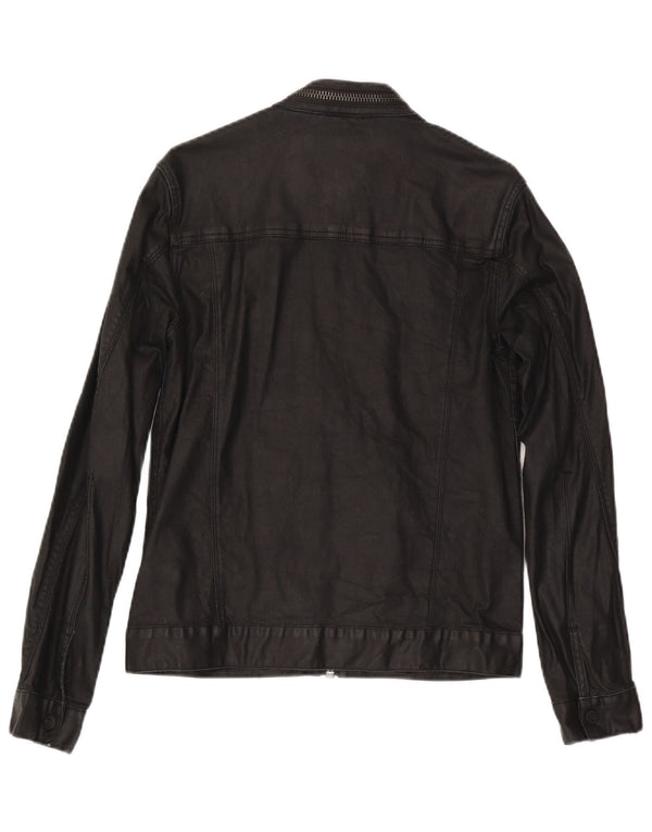 Superdry Denimjakke til mænd UK 36 Lille sort bomuld