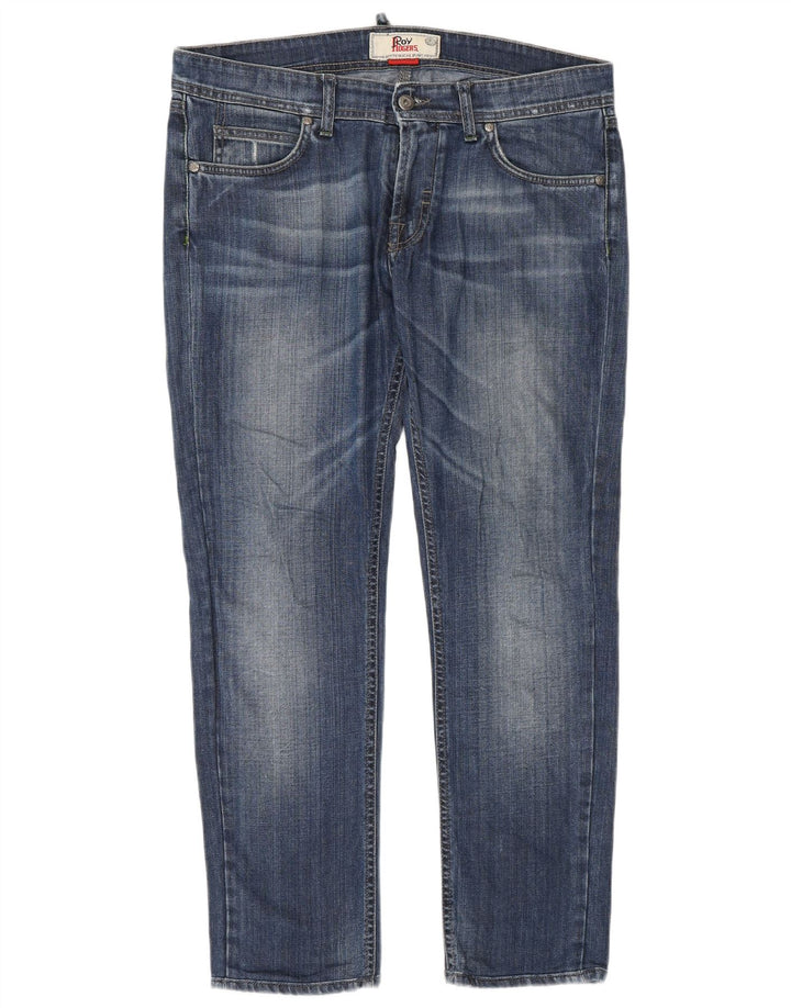 Roy Rogers Dame Slim Jeans W32 L28 Blå Bomuld