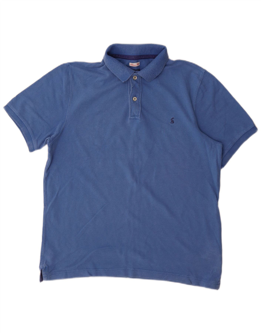 Joules Herre Classic Fit Polo Shirt Stor Blå Bomuld