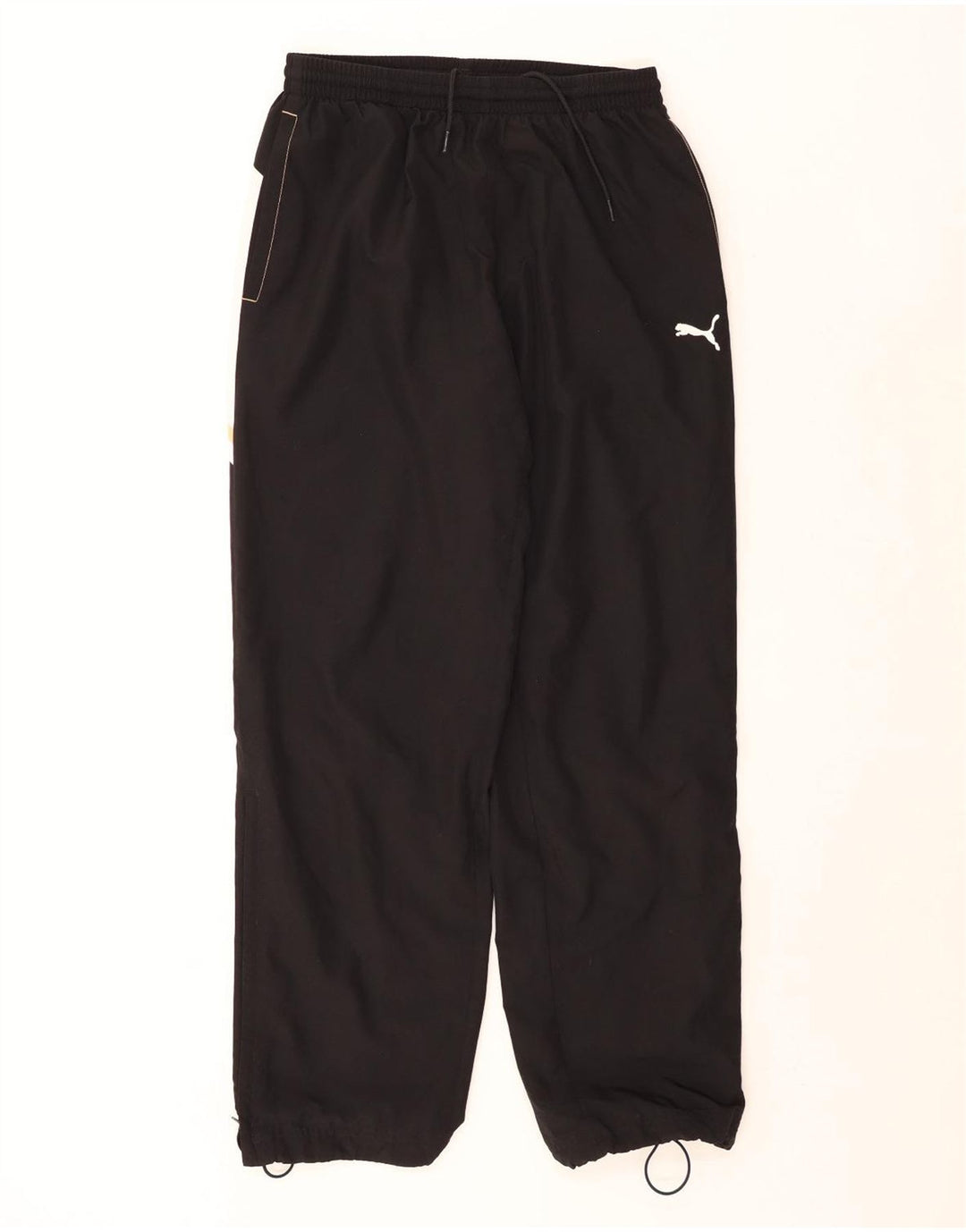 PUMA Mens Tracksuit Trousers Joggers Medium  Black Colourblock Polyester Vintage Puma and Second-Hand Puma from Messina Hembry 