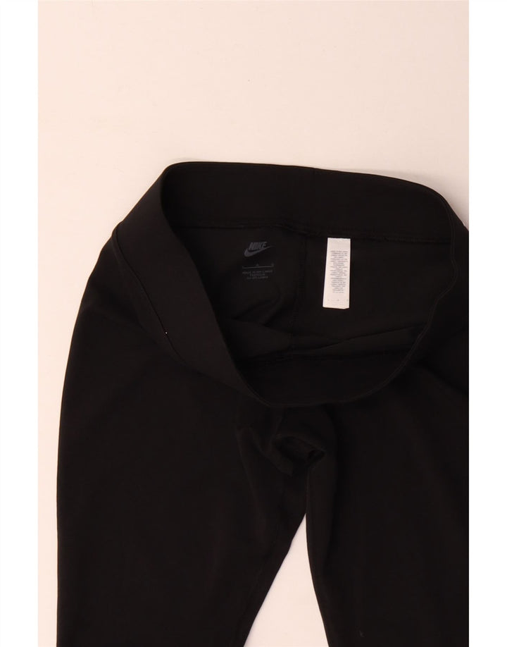 Nike Dame Leggings UK 14 Large Black Bomuld