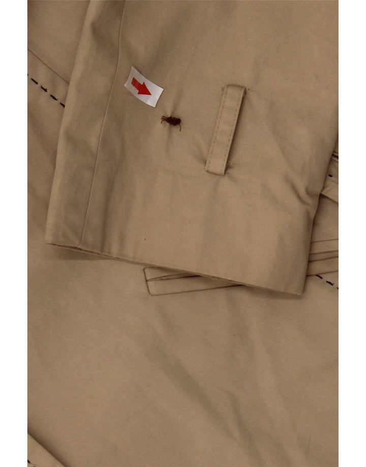 Tommy Hilfiger Militærjakke til kvinder UK 10 Lille Beige Bomuld