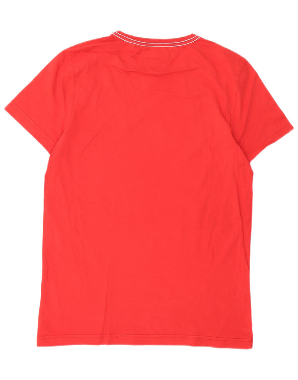 Tommy Hilfiger Herre grafisk T-shirt Top Medium Rød Bomuld